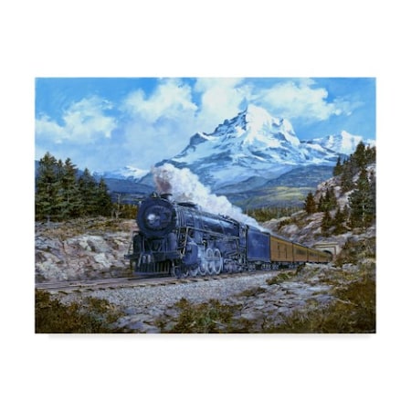 Jack Wemp 'Locomotive 4' Canvas Art,18x24